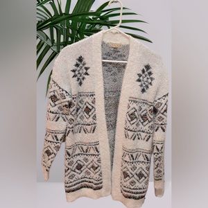 It’s Our Time cozy Aztec cardigan